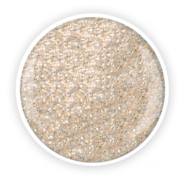 Glimmer gel White Gold / Глиммер-гель "Вайт Голд" / 5 гр / 4,5 мл / Бескислотный / Искристая однородная текстура