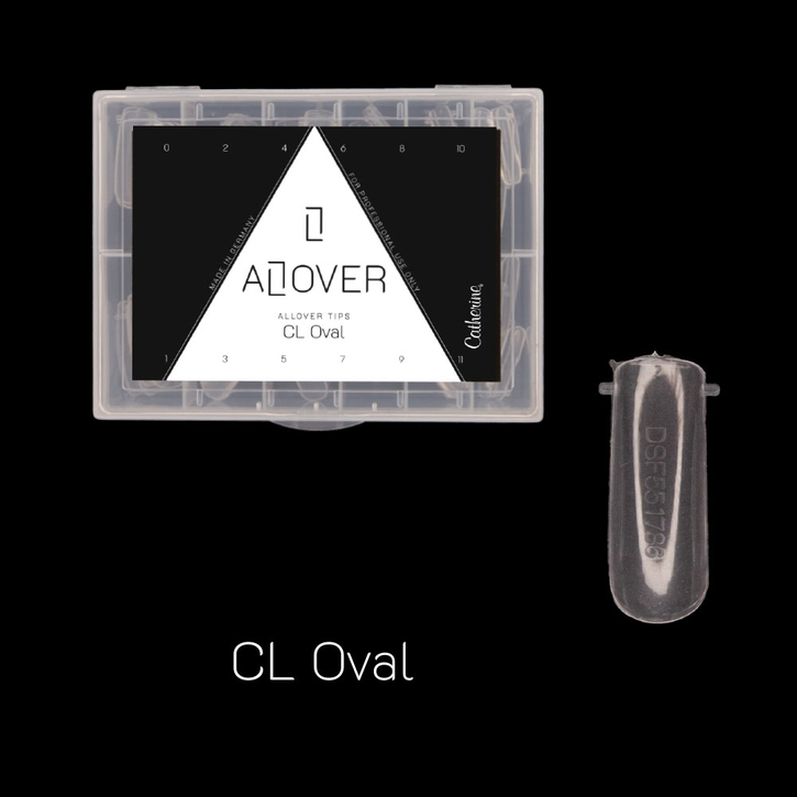 ALLover Tips CL Oval / Типсы-верхние формы "ОВАЛ"