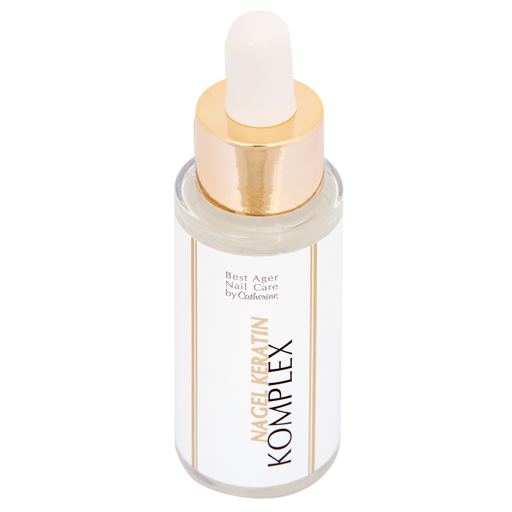 Nagel Keratin Komplex / 30 мл / Кератиновый комплекс для укрепления и восстановления ногтей / Флакон с пипеткой-дозатором