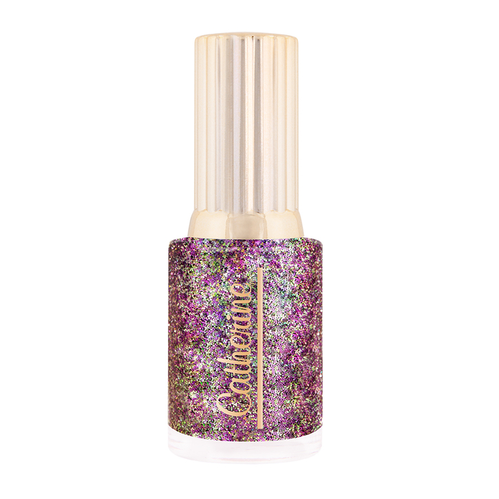 Glimmer Lac 808 "Majesty" / Glimmer Lac 808 majesty / 11 мл / 1 VE / Лак с блёстками / Величественный эффект