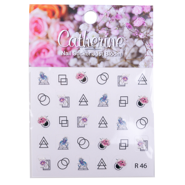 Наклейки нейл-тату «Just Bloom 1» (Nail Tattoo Just Bloom 1)
