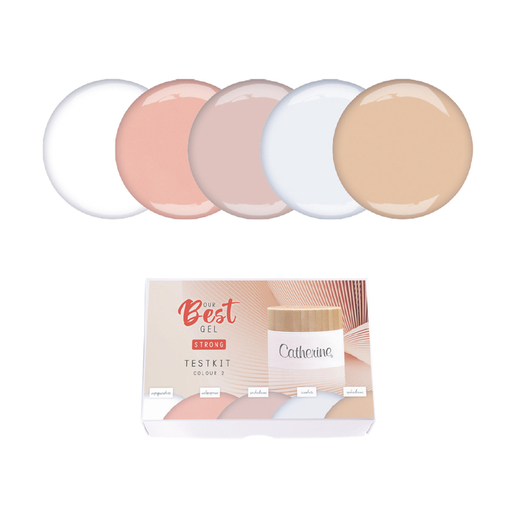 Our Best Gel Strong Testkit Colour 2 / Тестовый набор высокой вязкости цвет 2 / 1 Set / Пробный набор / Цветовая группа 2