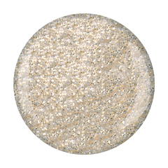 Гель с блёстками "White Gold" / Glimmer gel white gold / 20 г / 18 мл / 1 Stk / Декоративный моделирующий гель / Белое золото глиттер