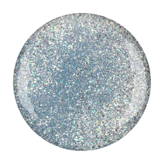 Гель с блёстками "Blue Sweets" / Glimmer gel blue sweets / 20 г / 18 мл / 1 Stk / Декоративный моделирующий гель / С глиттером