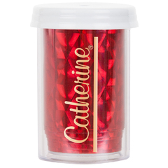 Фольга для нейл-арта опасно-красная / Nail Art Folie dangerous red / 150 см / 1 VE / Переводная фольга / Ярко-красная