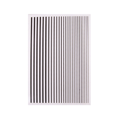 Полоски чёрные / Stripes black / 1 Stk / Декор для ногтей / Чёрные полоски