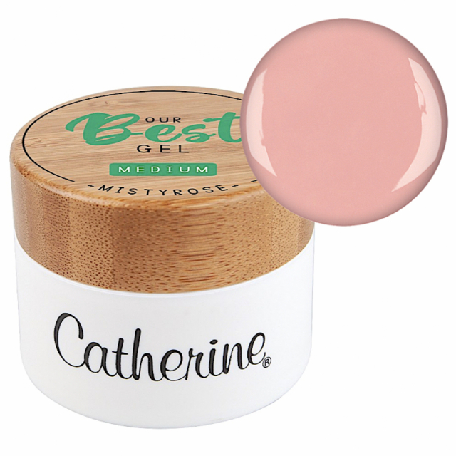 Our Best Gel Medium Мistyrose / 40 гр / 36 мл / Гель Бест Медиум "Мистироуз" / Гель для укрепления любой длины / Гель средней вязкости самовыравнивающийся