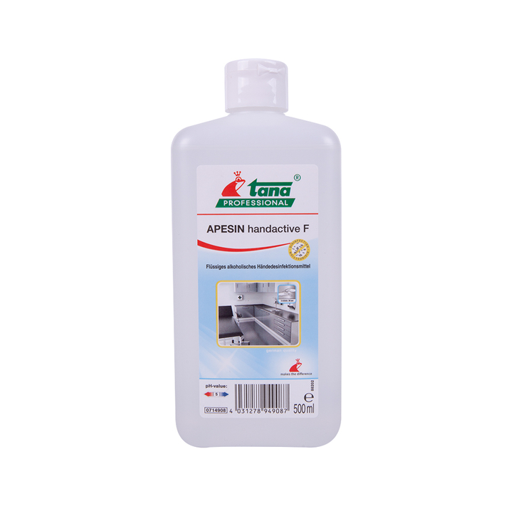 Apesin Handaktiv F / Дезинфицирующее средство для рук Apesin Handaktiv F / 500 мл / 1 Stk / Антибактериальное / Для кожи