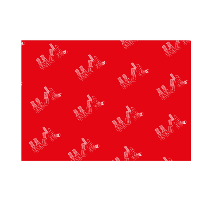 Подарочная бумага Lac & Lip / Gift Paper Lac & Lip Geschenkpapier / 1 Stk / Упаковочная бумага / Для лаков и губ