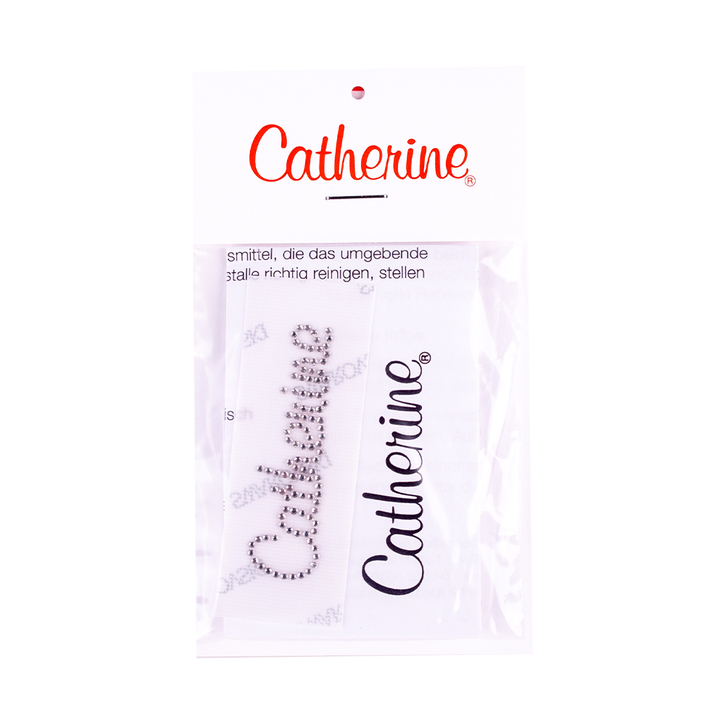 Термо-этикетка логотип Catherine Crystal