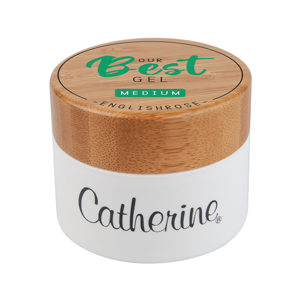 Баночка Our Best Gel Medium "Englishrose" / Our Best Gel Medium englishrose Tiegel / 1 Stk / Пустая банка / Для геля