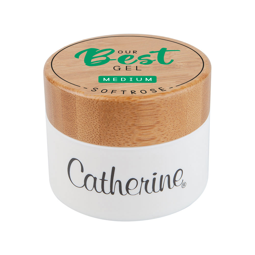 Баночка Our Best Gel Medium "Softrose" / Our Best Gel Medium softrose Tiegel / 1 Stk / Пустая банка / Средняя вязкость