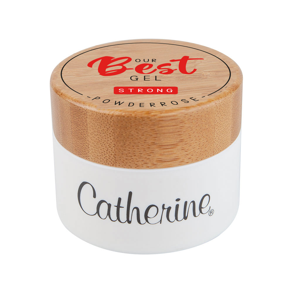 Баночка Our Best Gel Strong "Powderrose" / Our Best Gel Strong powderrose Tiegel / 1 Stk / Пустая банка / Высокая вязкость