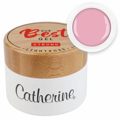 Our Best Gel STRONG Lightrose / 40 гр / 36 мл / Гель Бест Стронг "Лайтроуз" / Гель для укрепления и наращивания / Гель средней вязкости / Адаптирован для техники "Верхние формы"