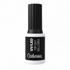 UV/LED Top Coat Ballerina/ Топ Коат «Балерина»/ 8 гр / Экстра-глянец / Тонковязкий / Без дисперсионного слоя